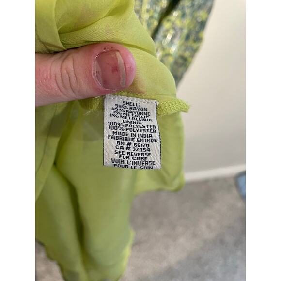 Anthropologie Ranna Gill Magdalena Ruffle Maxi Dress - Picture 14 of 15
